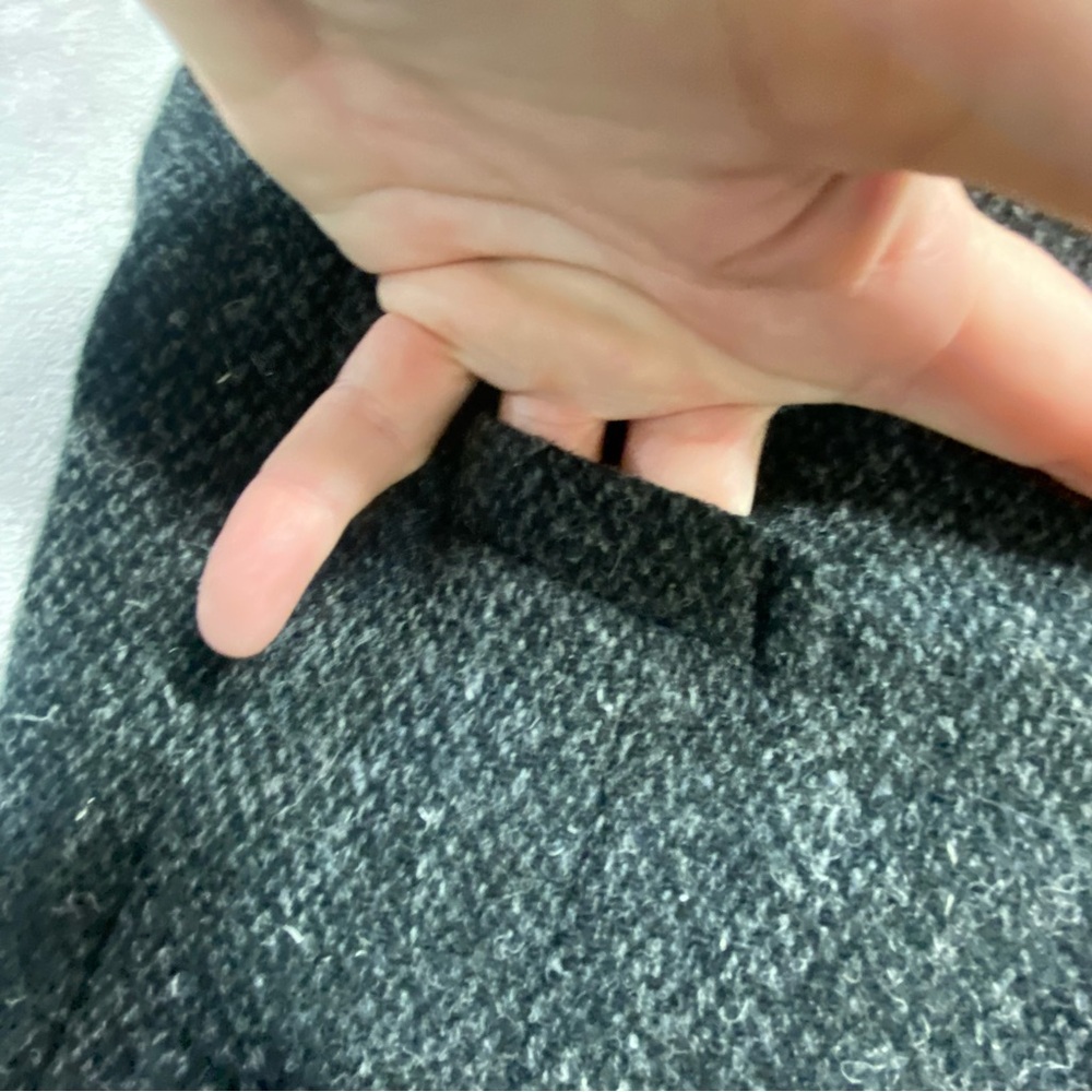 Ralph Lauren Denim & Supply Vintage Charcoal button down wool Vest - Picture 4 of 7